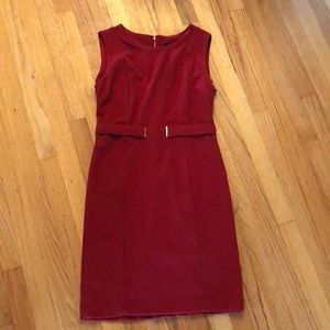 Red/burgundy dress
